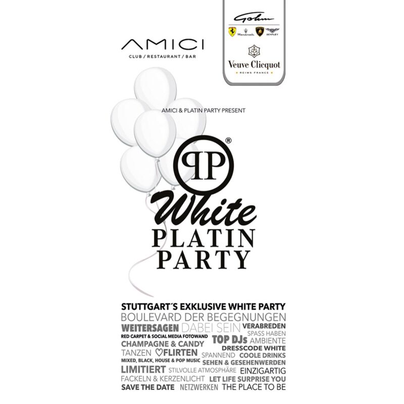 WHITE PLATIN PARTY