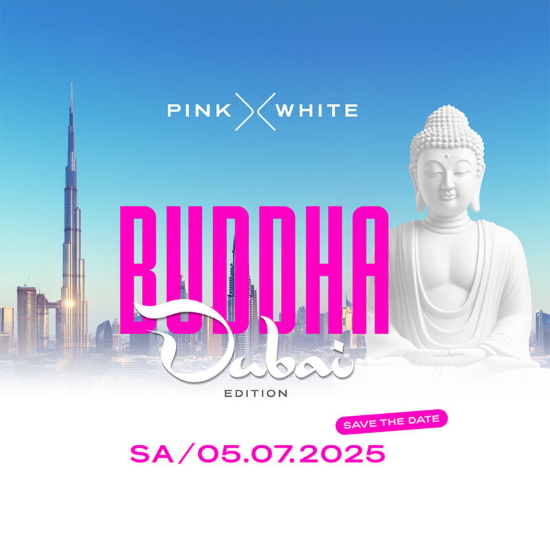 PINK WHITE BUDDHA - DUBAI