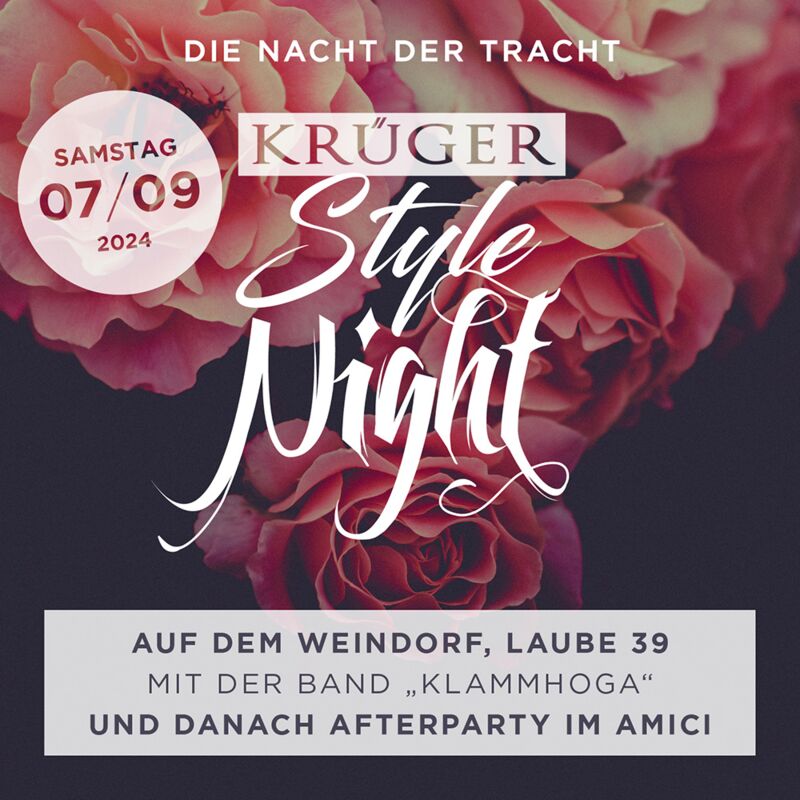 KRÜGER STYLE NIGHT